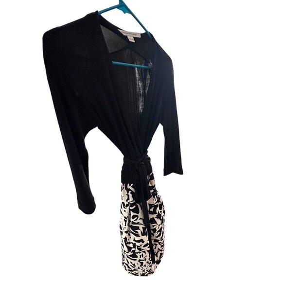 Authentic Diane von Furstenberg wrap dress Wool Silk DVF Hologram Security Tag - Picture 6 of 12